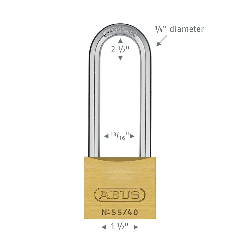 Load image into Gallery viewer, 55MB/40HB63 Brass Padlock