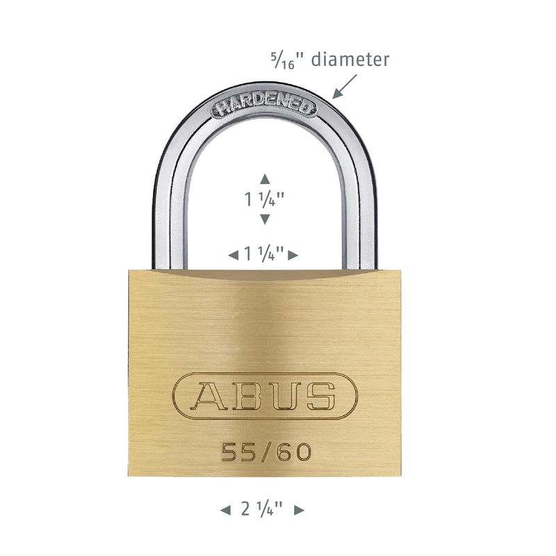 Load image into Gallery viewer, 55/60 Brass Padlock