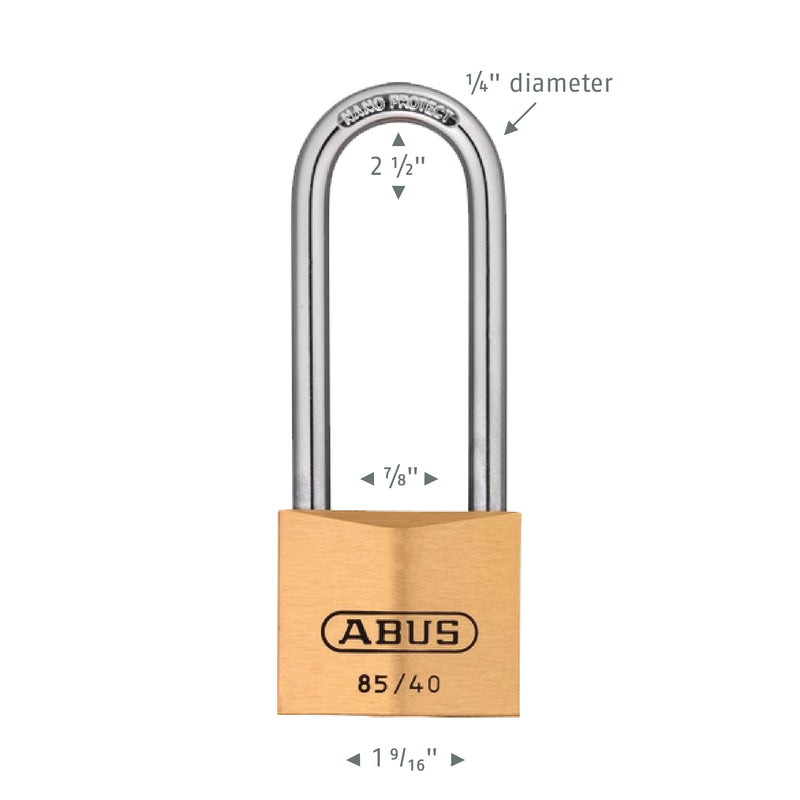 Load image into Gallery viewer, 85/40HB63 Brass Padlock