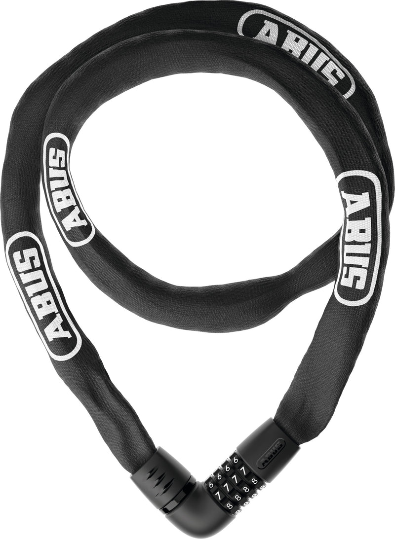 Load image into Gallery viewer, Black ABUS bike lock on a white background #size_140cm
