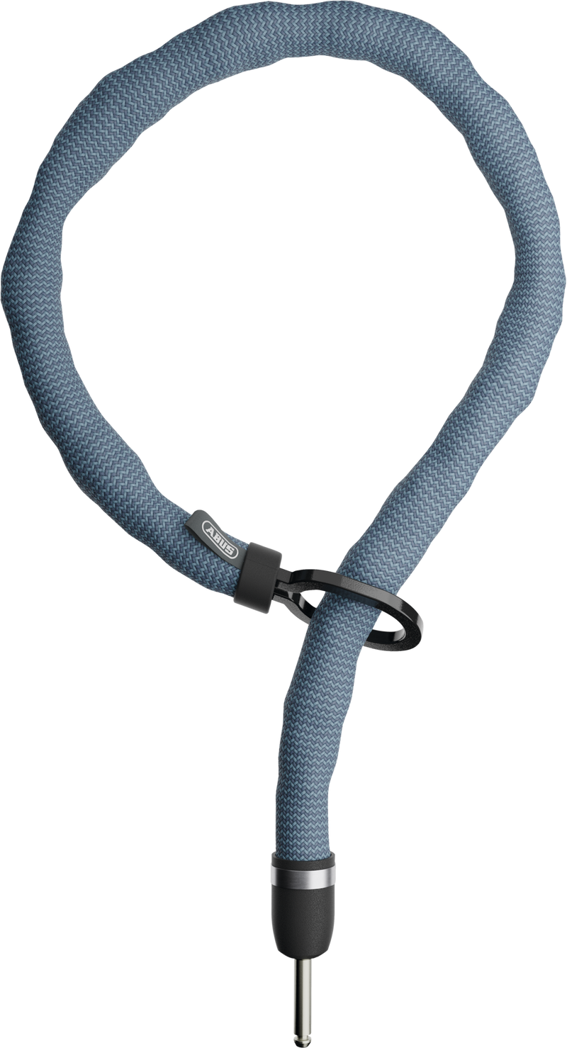 Load image into Gallery viewer, Blue ABUS adapter chain with a connector on a white background #color_metal blue
