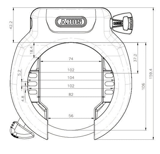 Amparo Pro 4750SL Frame Lock