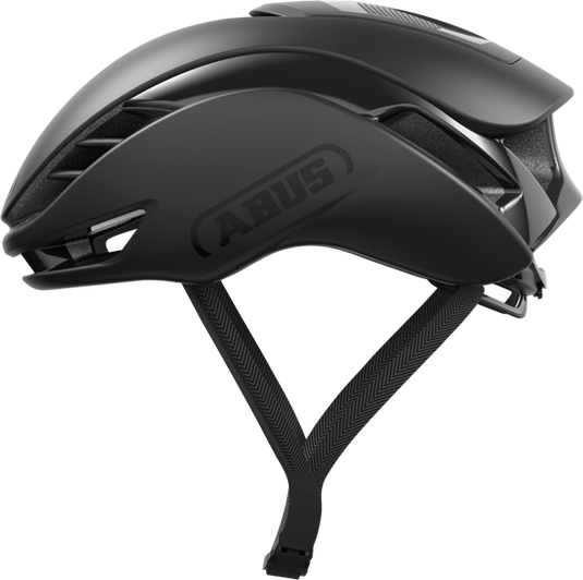 side view of velvet black  ABUS GameChanger 2.0 helmet