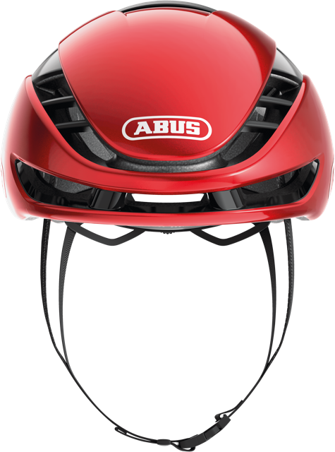 Load image into Gallery viewer, front view of performance red ABUS GameChanger 2.0 helmet #Color_PERFORMANCE RED
