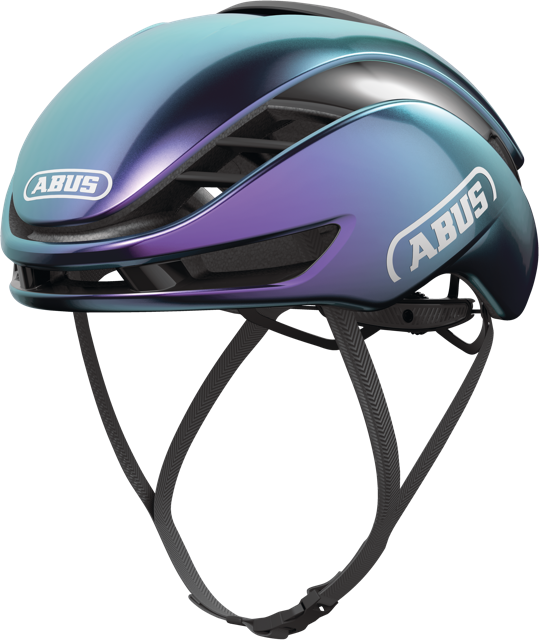 Load image into Gallery viewer, quarter view of flip flop purple ABUS GameChanger 2.0 helmet #Color_flip flop purple
