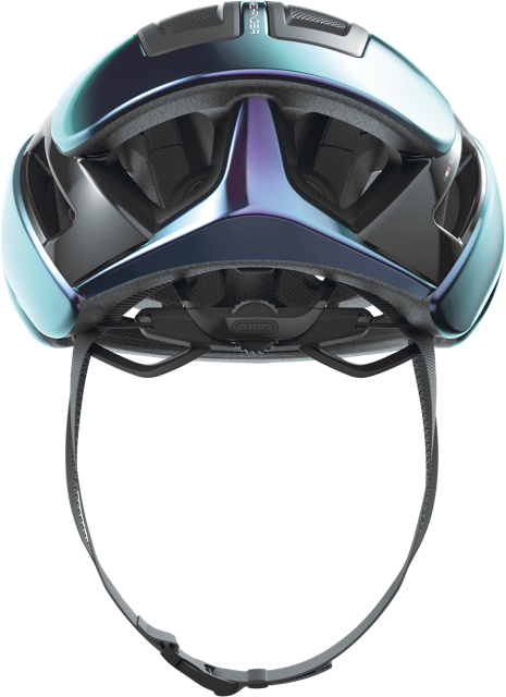 rear view of flip flop purple ABUS GameChanger 2.0 helmet