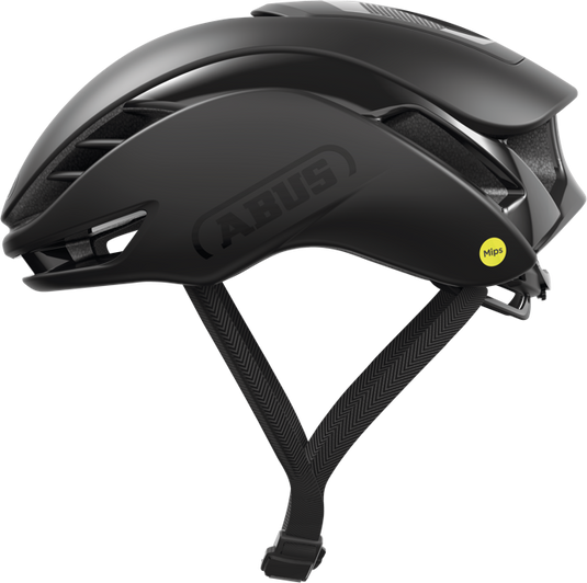 side view of velvet black GameChanger 2.0 MIPS helmet.