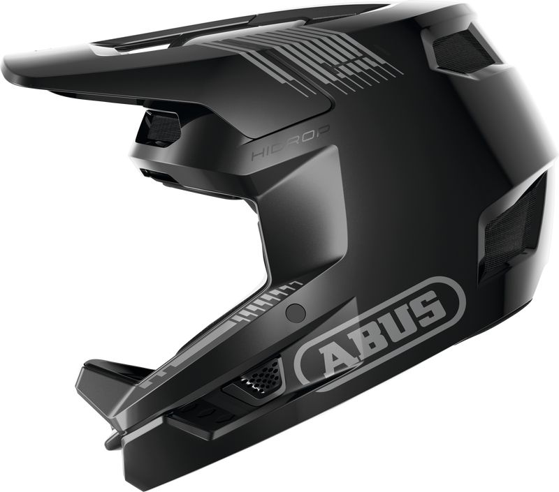 Load image into Gallery viewer, Black ABUS helmet on a white background #color_muted black
