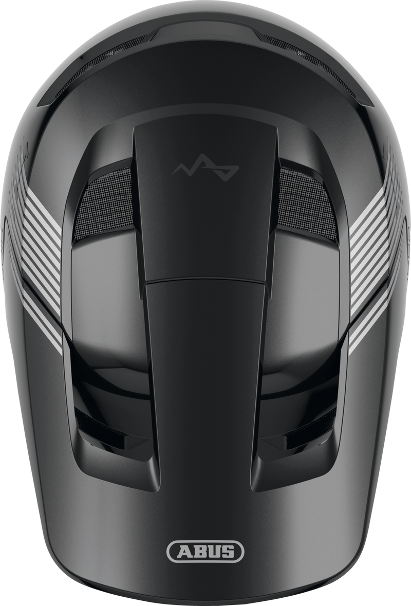 Load image into Gallery viewer, Black helmet with ABUS branding on a white background #color_muted black
