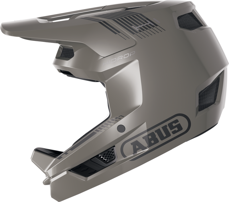 Load image into Gallery viewer, Gray ABUS helmet on a white background #color_dust grey
