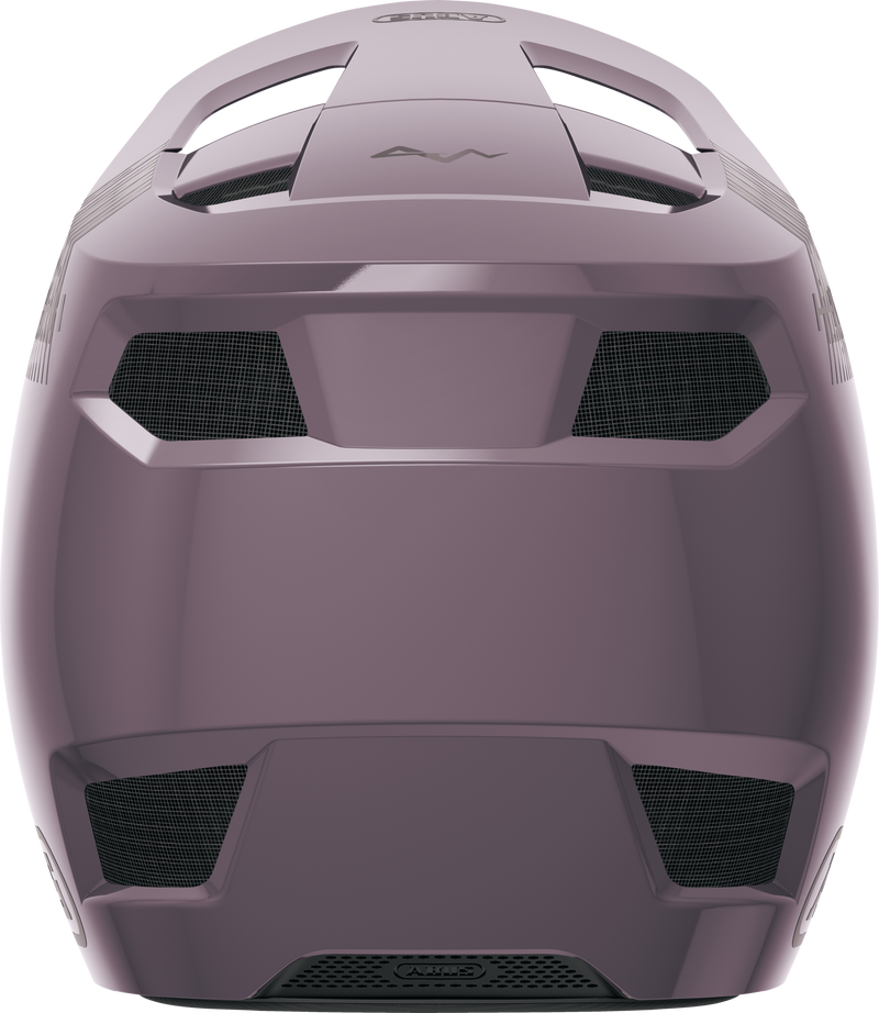 Load image into Gallery viewer, rear view of purple bicycle helmet #color_ash purple
