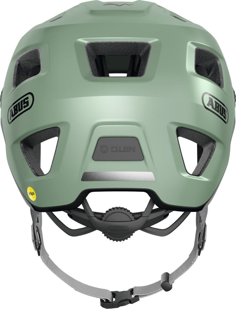 Load image into Gallery viewer, Green helmet with visible branding on a white background #color_mist green
