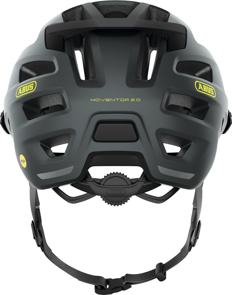 Load image into Gallery viewer, rear view of the concrete grey Moventor MIPS helmet.  #color_Concrete Grey
