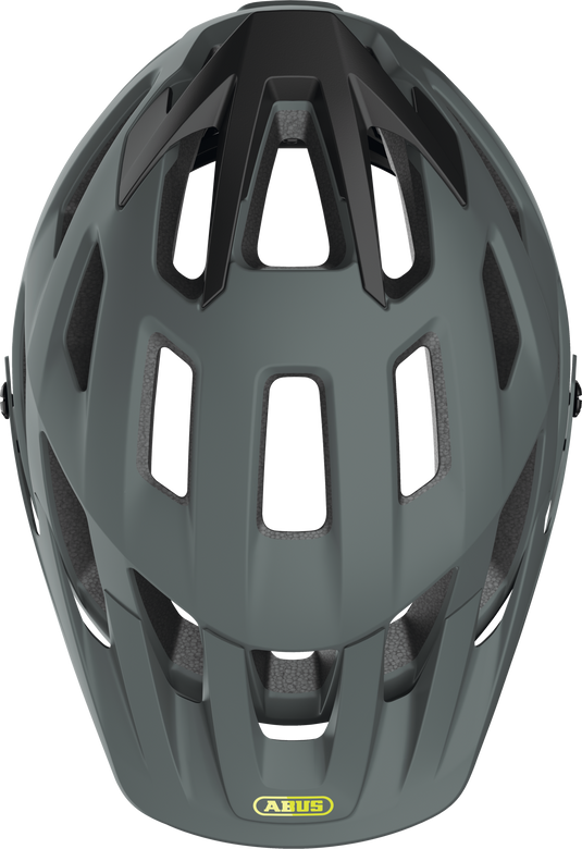 top view of the concrete grey Moventor MIPS helmet.