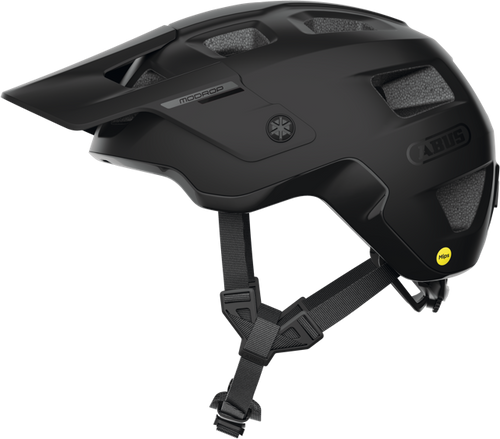 side view of the velvet black MoDrop MIPS helmet.  