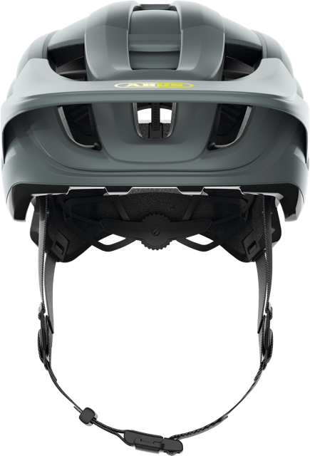 Load image into Gallery viewer, front view of concrete grey ABUS CliffHanger MIPS Helmet #color_Concrete Grey
