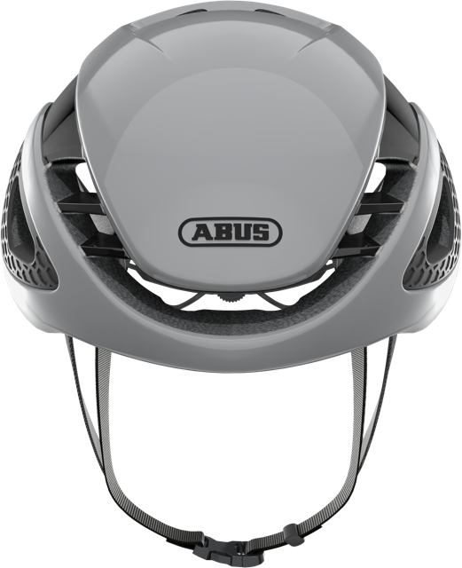 Load image into Gallery viewer, front view of race grey ABUS GameChanger helmet #color_Race Grey
