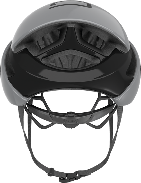 Load image into Gallery viewer, rear view of race grey ABUS GameChanger helmet #color_Race Grey
