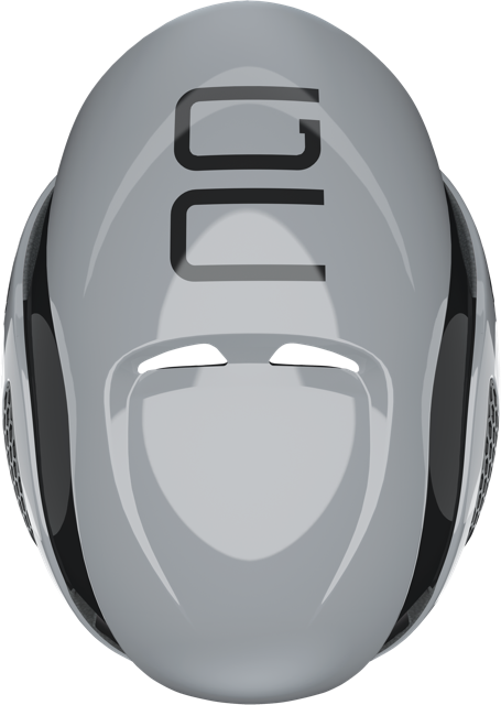 Load image into Gallery viewer, top view of race grey ABUS GameChanger helmet #color_Race Grey
