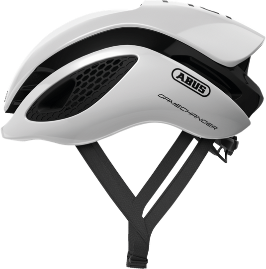 side view of polar white GameChanger helmet