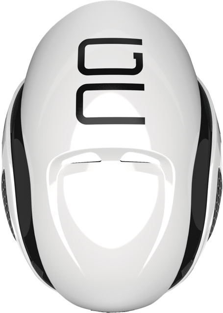 Load image into Gallery viewer, top view of polar white GameChanger helmet #color_Polar White
