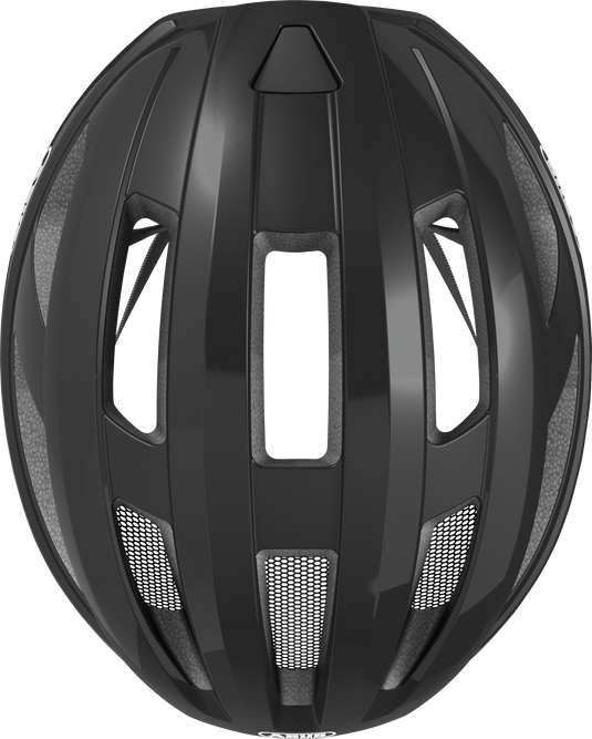 top view of velvet black Macator MIPS