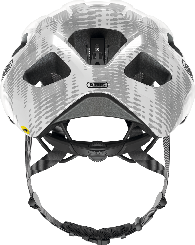 Load image into Gallery viewer, rear view of gleam silver Macator MIPS #color_silver
