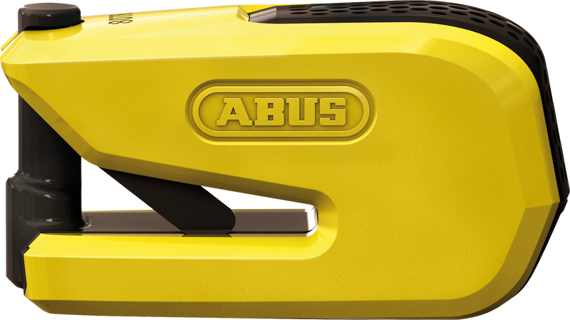 Load image into Gallery viewer, Yellow Abus lock on a white background #color_yellow
