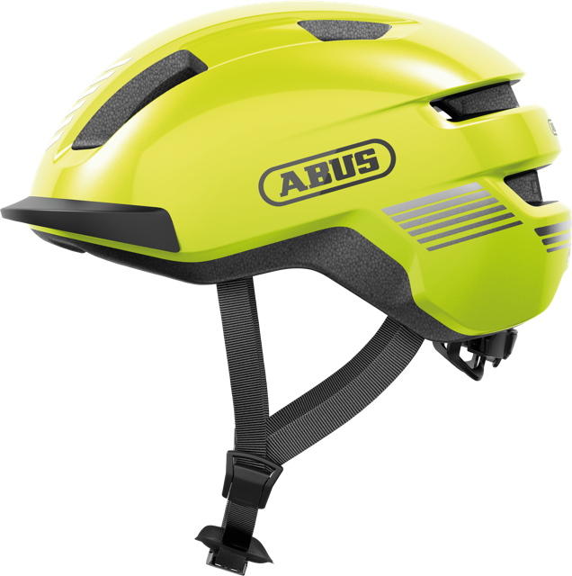 Load image into Gallery viewer, side view of signal yellow ABUS PURL-Y helmet #color_signal yellow
