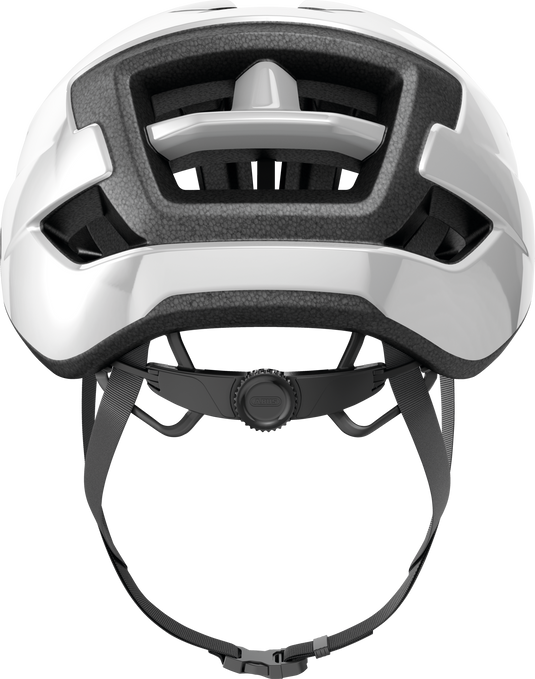rear view of shiny white Wingback