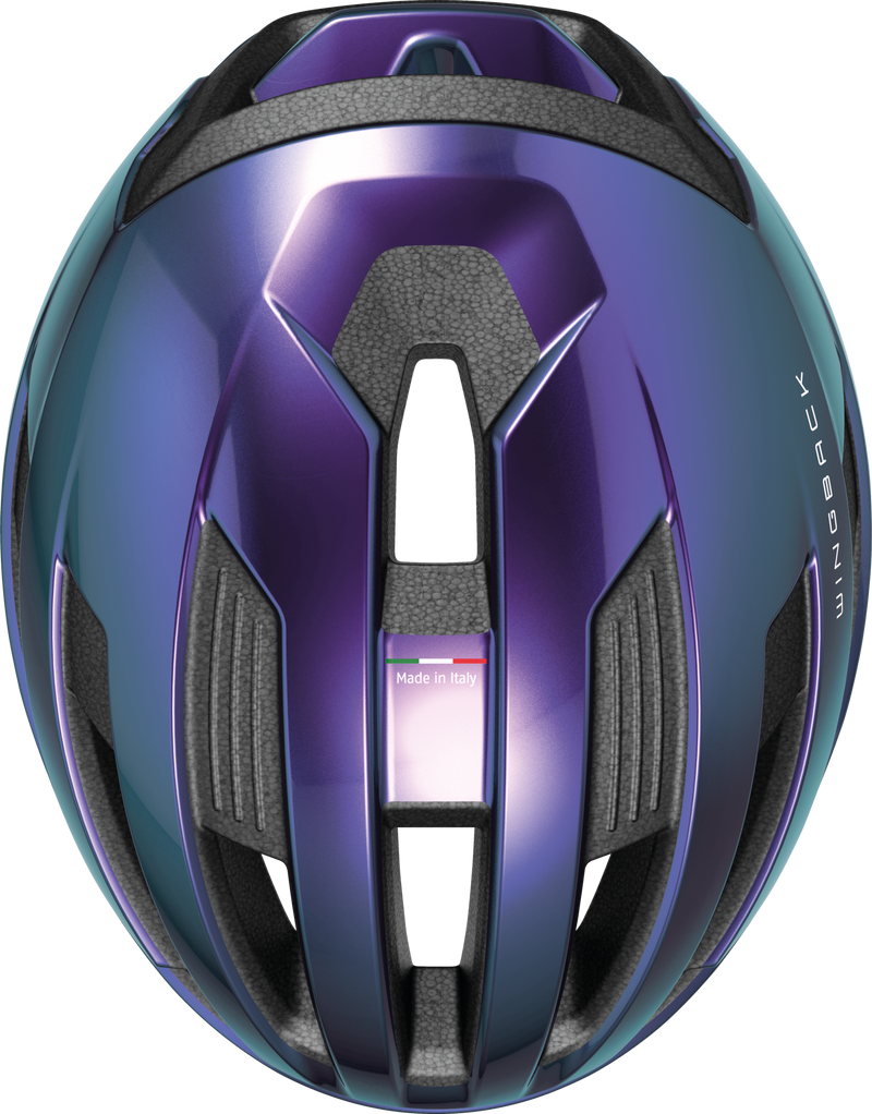 Load image into Gallery viewer, top view of flip flop purple Wingback #color_flip flop purple
