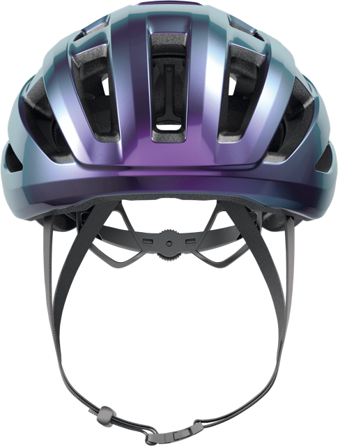 front view of flip flop purple ABUS PowerDome MIPS