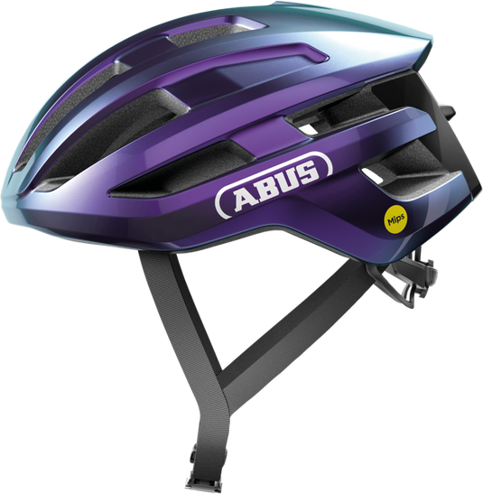 side view of flip flop purple ABUS PowerDome MIPS
