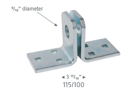 115 Hardened Steel Locking Bracket