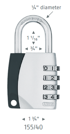 Load image into Gallery viewer, Combination 155/40 Padlock
