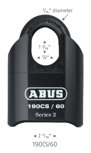190CS/60 Heavy Combination Padlock