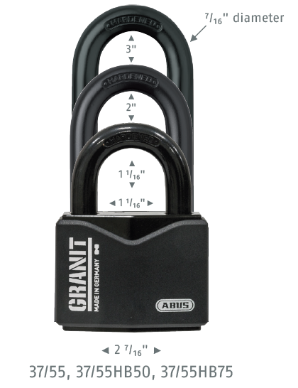 GRANIT™ 37/55HB50 High Security Padlock