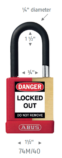 Insulated Padlock 74M/40