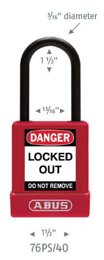Load image into Gallery viewer, Insulated Padlock 76PS/40 KA
