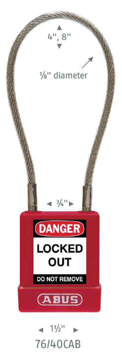 Insulated Padlock 76/40CAB20 (4")