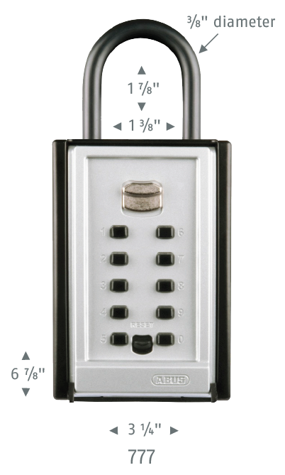 767/777 Push Button Key Lock Box