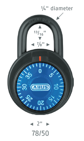 78/50 Combination Padlock