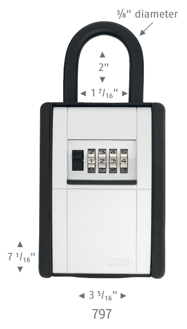 787/797 Dial KeyGarage™ Lock Box