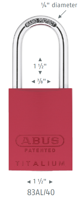 Load image into Gallery viewer, 83AL/40 TITALIUM™ 83 Padlock (Zero-Bitted)
