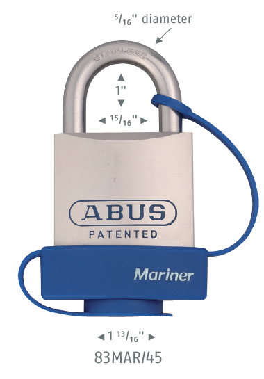 83MAR/45 300 (Zero-bitted) Weatherproof Padlock