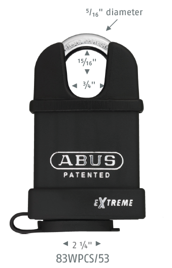 83WPCS/53 W/O Cylinder Weatherproof Padlock