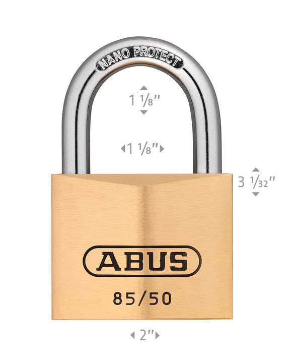 Load image into Gallery viewer, 85/50 Brass Padlock
