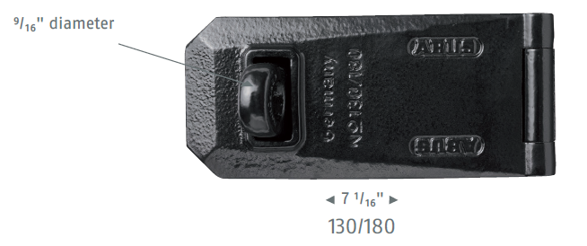 Load image into Gallery viewer, 130/180 Granit™ High Security Hasp

