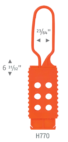 Load image into Gallery viewer, Non-conductive Plastic Hasp H770
