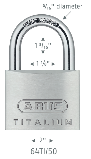 Load image into Gallery viewer, 64TI/50 Titalium™ Padlock
